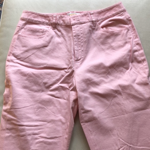 Talbots pink denim cropped jeans - Picture 8 of 8